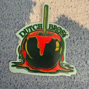 Dutch bros caramel apple sticker